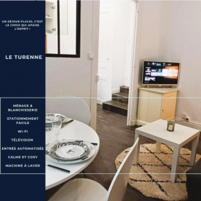 Le Turenne, T2 cozy et calme, wifi fibre